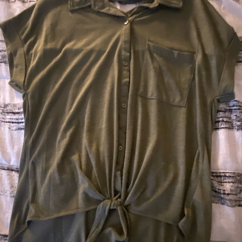 Buttoned up Green shirt